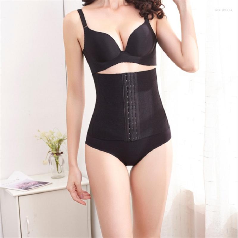 

Women's Shapers Women Corset Body Shaper Waist Trainer Slimming Belt Front Buckle Three Breasted ShaperwearTummy Control Cinchers, Black with 13 buckle