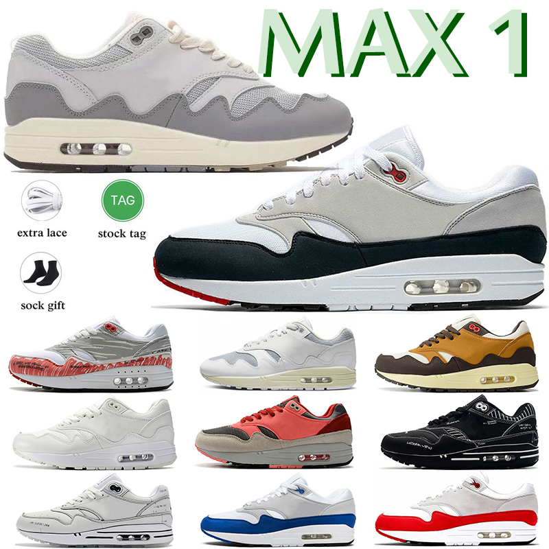 

Mens Max 1 87 Running Shoes Men Women Clot Kiss Of Death maxs N7 sTaupe Haze London Amsterdam Denham Trainers Outdoor Sneakers 36-45, #2 white 36-45