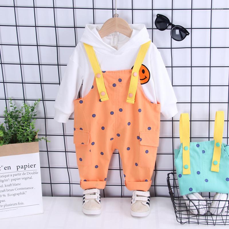 

Clothing Sets 2022 Casual Short Pants For Baby Girls Boys Rainbow Printing Suspender TrousersChildren Overalls, Orange