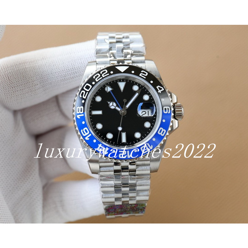 

Watches For Men Ceramic Bezel 40mm Automatic Cal.3285 Clean Factory 904L Steel 126710 Jubilee Bracelet Eta Luminous Red Blue CleanF Wristwatch, Add box