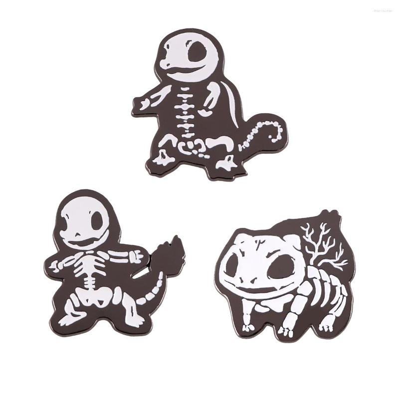 

Brooches Halloween Funny Skull Badges Lapel Pins For Backpacks Cute Enamel Pin Pines Decorate Fashion Jewelry Accessories Gifts