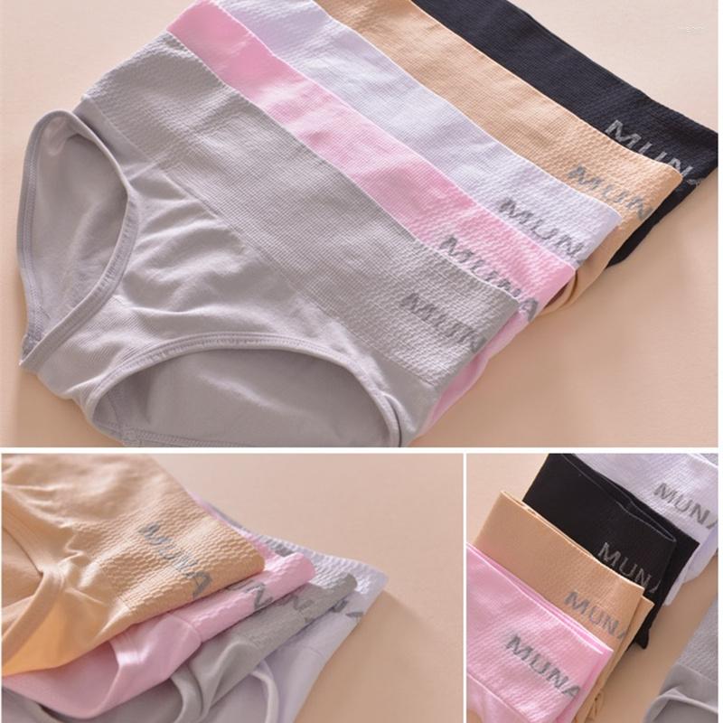 

Women's Panties Janpan Munafie Middle Waist Women's Beauty Care Control Body Slimming Belly In Sexy Briefs For Ladies Underwear, Wp127 pink