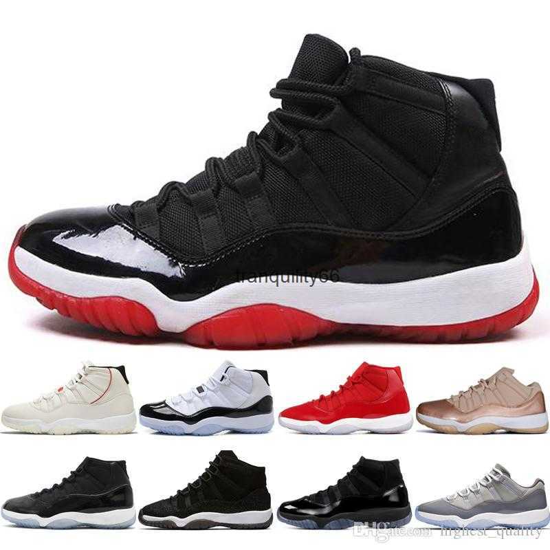 

Classic Mens Trainers 11 11s Jumpman Basketball Shoes Sports Sneakers Fashion Citrus Win Low Legend Blue Georgetown Concord Bred Men Women, 12