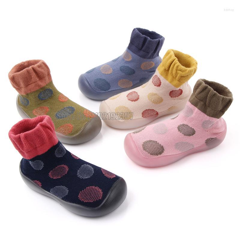 

First Walkers Infant Toddler Polka Dot Shoes Girls Boy Casual Mesh Soft Bottom Comfortable Non-slip