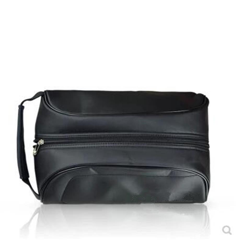 

2018 fashion brand golf shoes bag pu leather white black golf products outdoors sports shoe bag top quality men wome251R, Size:35:21:10cm