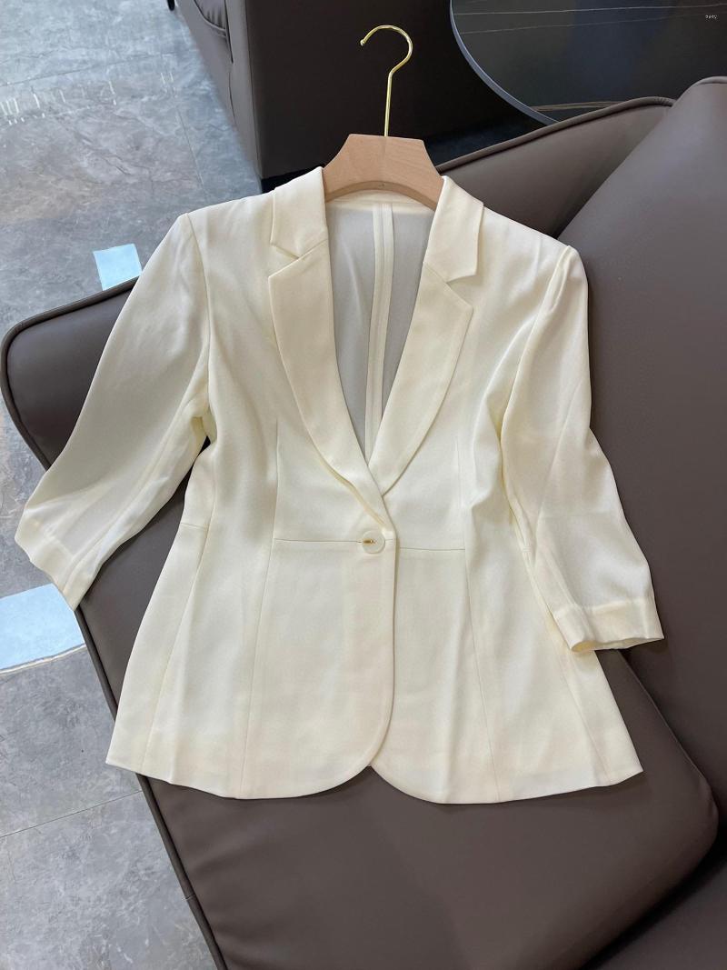 

Women' Suits 2022 Spring And Summer Women' Clothing Fashion Three-Quarter Sleeve Small Suit 0429, Pink