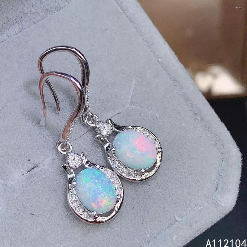 

Dangle Earrings KJJEAXCMY Jewellery 925 Sterling Silver Natural White Opal Women Classic Chinese Style Gem Eardrop Support Dete