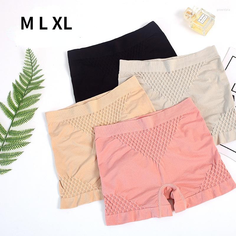 

Women's Panties 3pcs Women Elastic Boyshorts Mid Rise Under Skirt Safety Shorts Pants Seamless Nylon Girls Slimming Underwear
