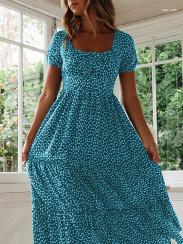 

Casual Dresses Summer Dot Women Mid-length Elegant Dress Slim High Waist Clothes Vestidos Feminino Zm991, Black