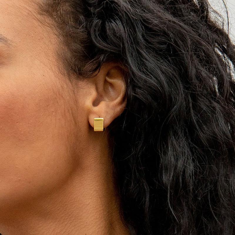 

Hoop Earrings Minimalist For Women Gold Color Small Cartilage Ear Hoops Girls Korean Fashion Jewelry Trend 2022 Wholesale E551