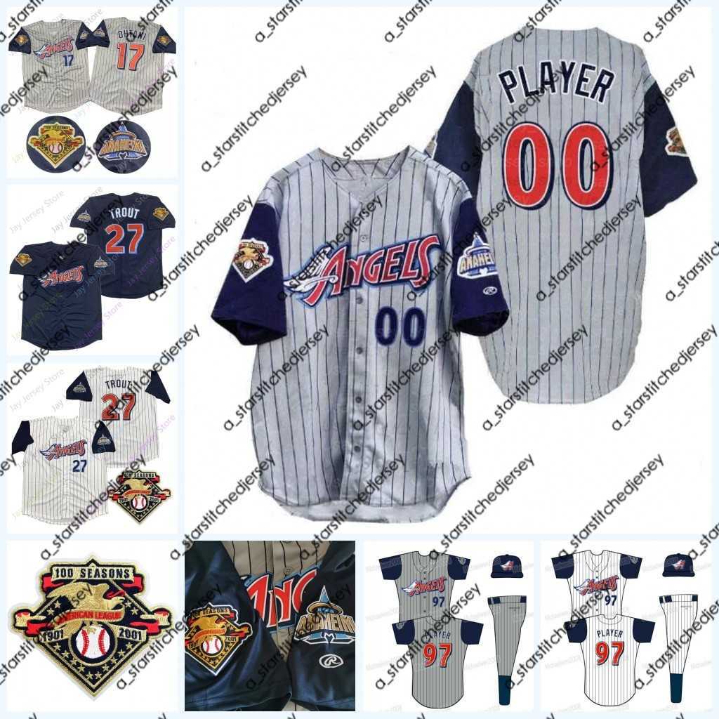 

Baseball Jerseys 2001 California Tim Salmon Jerseys Angels Shohei Ohtani Mike Trout Taylor Upton Brandon Marsh Jo Adell Jared Walsh Tyler Wade Noah, As picture