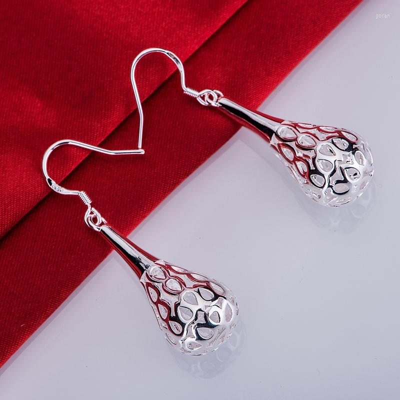 

Hoop Earrings Silver Plated Fashion Jewelry Hollow Conical Light /cetakwaa Dwbamnia LQ-E084