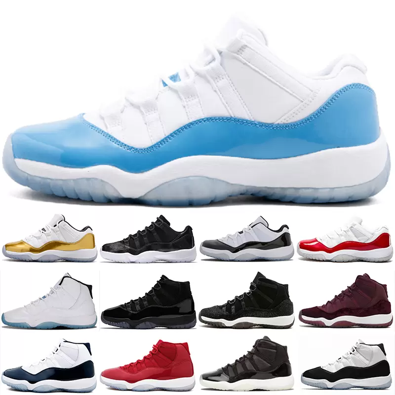 

Basketball Shoes Men Women 11s Cherry Midnight Navy Cool Grey Bright Citrus Concord45 25th Anniversary 72-10 Low Pure Violet Mens shoe size 5.5-12.5