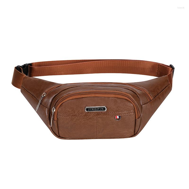 

Outdoor Bags Men Women Waist Bag Casual Fanny Pack Purse Large Phone Belt Pouch Canvas Travel Banana Hip, Black