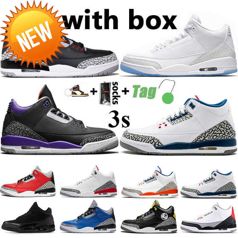 

NEW Jumpman 2022 Jumpman 3 3s Mens Basketball Shoes Air Black Cement Georgetown Katrina Tinker NRG Laser Orange Knicks Rivals Women