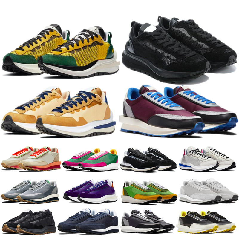 

Black Gum Waffle Running Shoes Fragment Undercover Black White Nylon Royal Fuchsia Villain Red Tour Yellow Pale Ivory LDWaffle 2.0 Cool Grey Women Trainers Sports, White gum