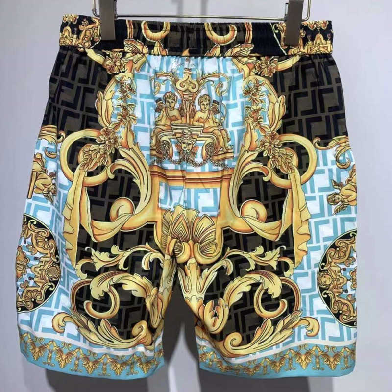 

designer shorts men sweatpants summer beach mesh pants mens Shorts medusa printed Hip Hop fashion silkshorts, No.18