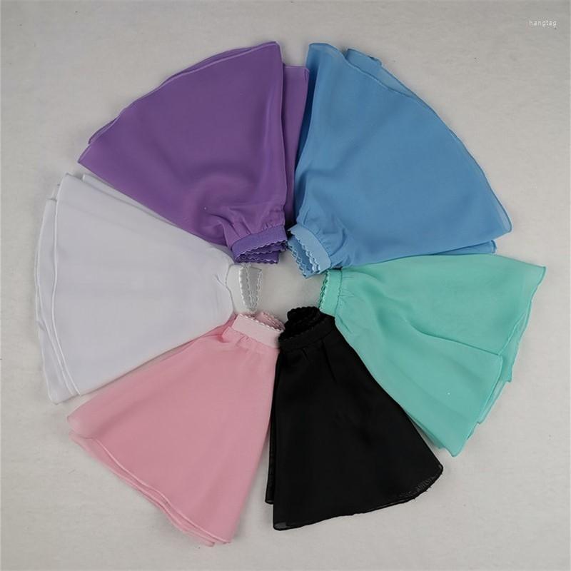 

Stage Wear High Quality Kids Girls Elastic Waistband Ballet Dance Chiffon Skirt, Black