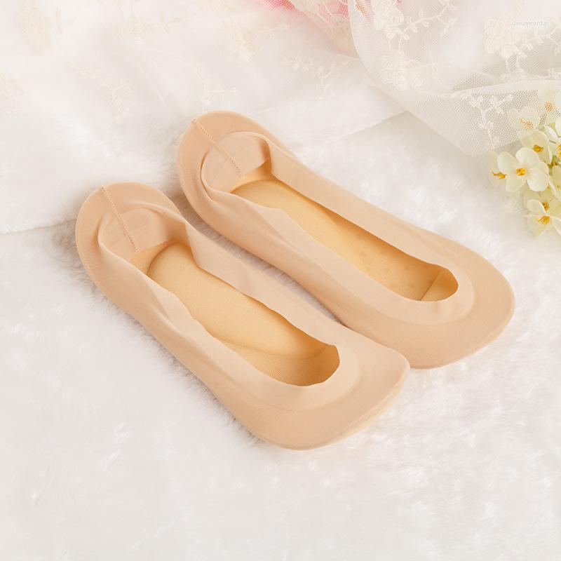 

Athletic Socks 2 Pairs Summer Invisible Arch Support 3D Foot Massage Health Care Women Ice Silk Gel Pads Insoles Thin, Black
