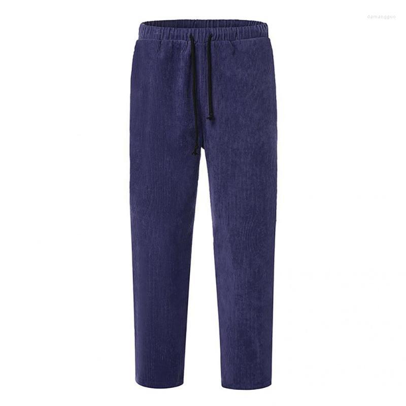 

Men's Pants Men's 4 Colors Fashion Comfortable Men Straight-leg Solid Color Loose Trousers Soft For Daily Wear, Black