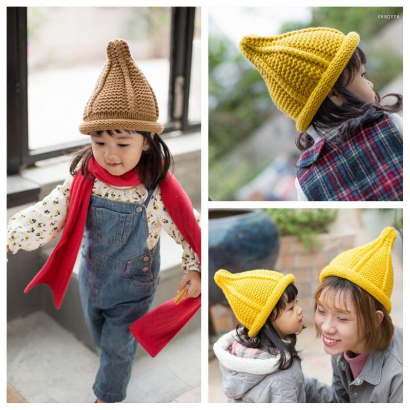 

Hats Winter Soft Baby Hat Cap Warm Knitted Girl Boy Beanie Elastic Kids Children Bonnet, Red