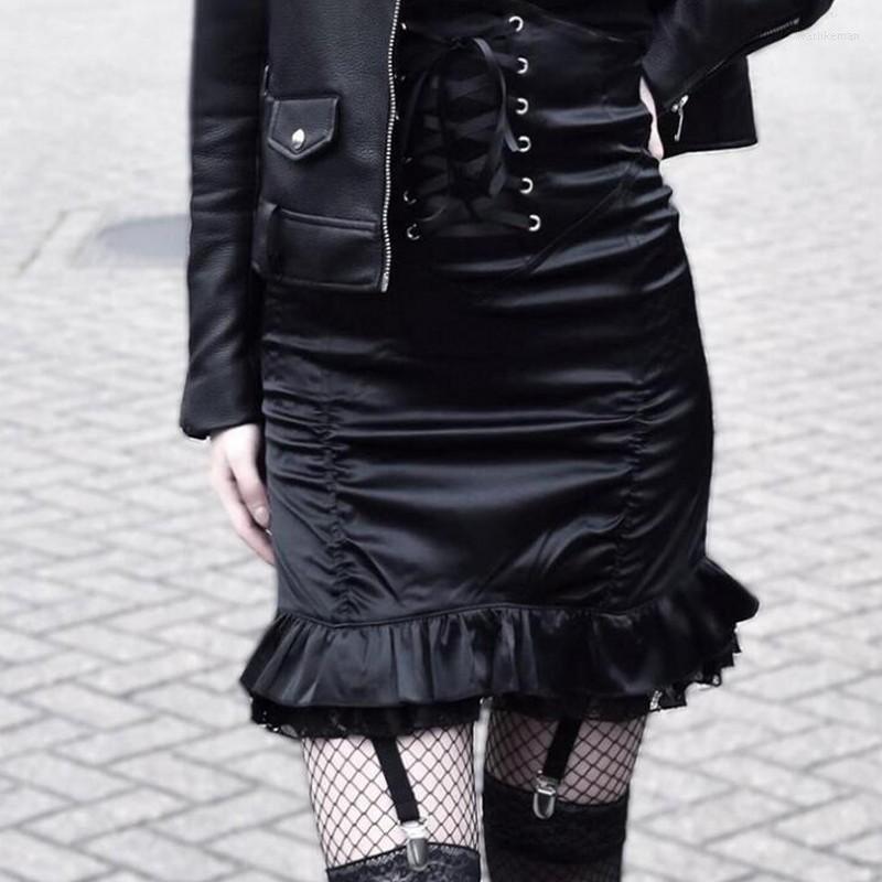 

Skirts Sale Runway Womens Bandage Skirt Black High Waist Lace Pencil Women Zipper Streetwear Slim Sexy Club Wrap Lady