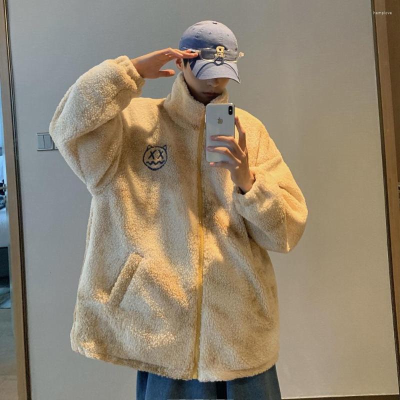 

Men's Down PR 2022 Embroidered Tie-Dye Winter Harajuku Parkas Loose Casual Male Streetwear Hip Hop Korean Style Jackets, Black