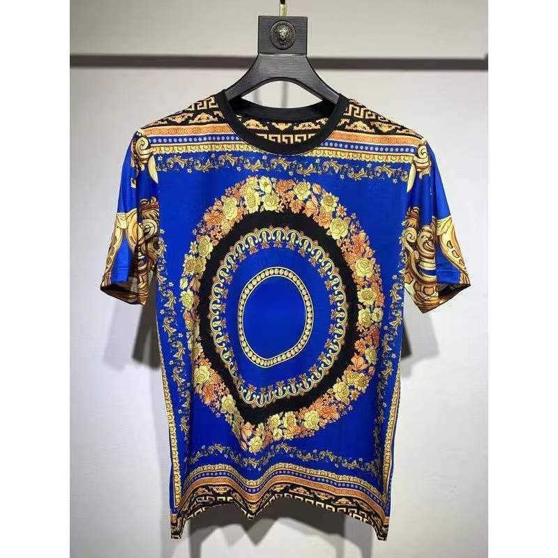 

Higher version short sleeve t shirt men sweatshirt medusa printed tshirt vers designer tshirts mens pullover tee hip hop oversize T-shirt 24 style, No.21