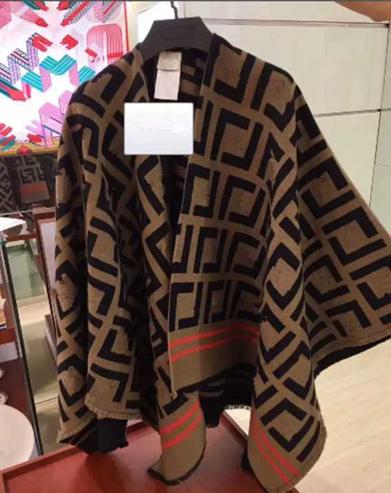 

Luxury cape letter double-sided designer scarf long style 100 match cape head band elegant embroidery beautiful