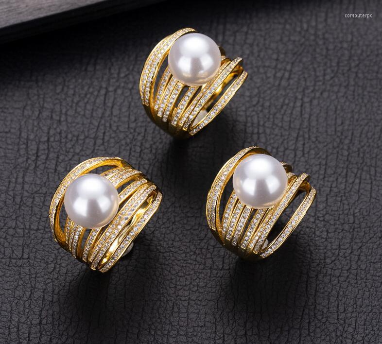 

Wedding Rings Janekelly Design Luxury Statement Stackable Ring For Women Cubic Zircon Engagement Dubai Punk Bridal Top Finger Ri