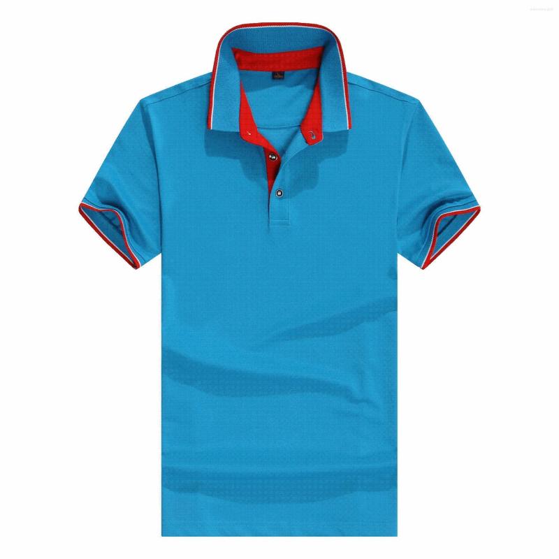 

Men's Polos Casual Contrast Color Polo Shirt Men Cotton Patchwork Short Sleeve Summer Shirts Slim Fit Para Hombre, Beige
