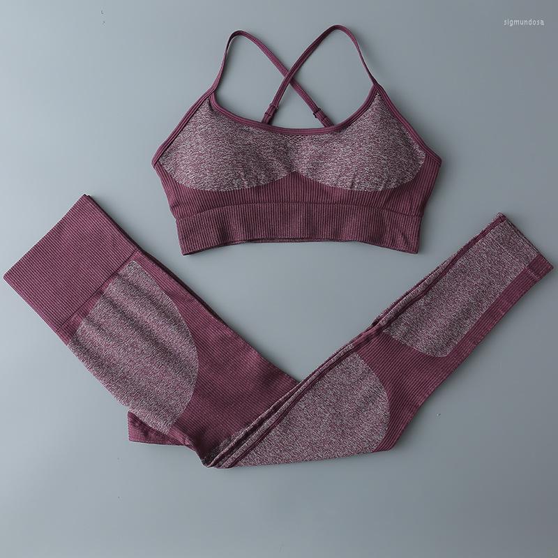 

Active Sets Seamless Yoga Gym Set Women Workout Clothes For Running Clothing Breathable Sports Bra Legging Suit Fitness Tracksuit, Black