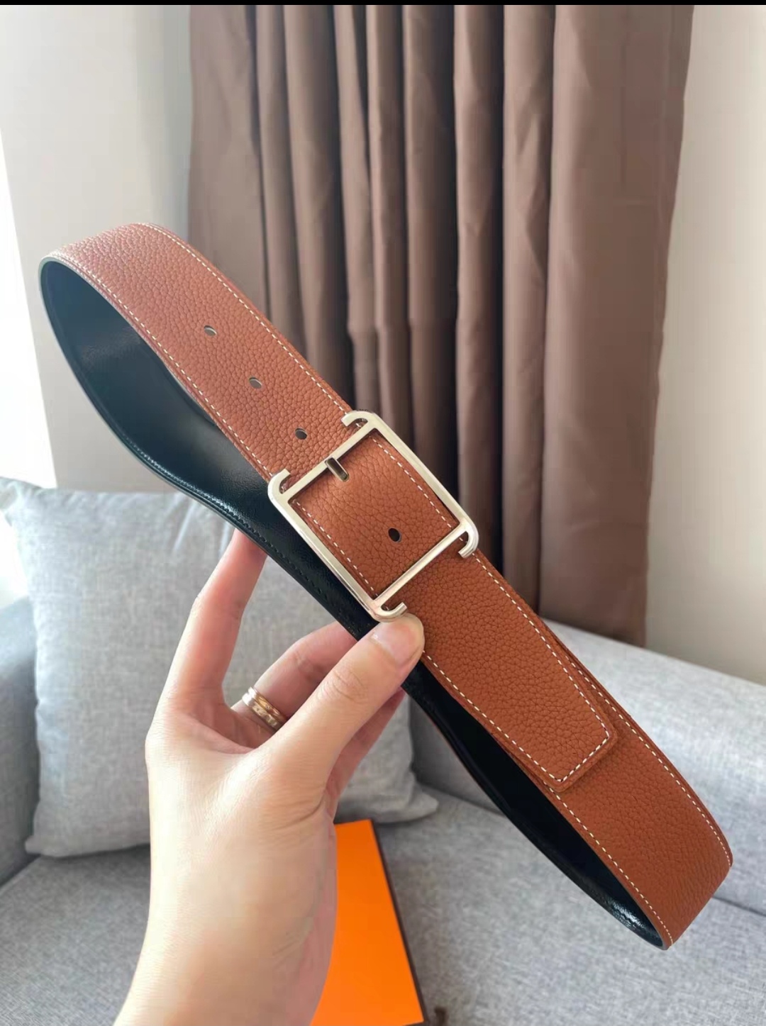 

belts foe men designer fashion leather British business brand luxury leisure everything double H belt buckle men's H home cowhide pants belt for woman, Customize