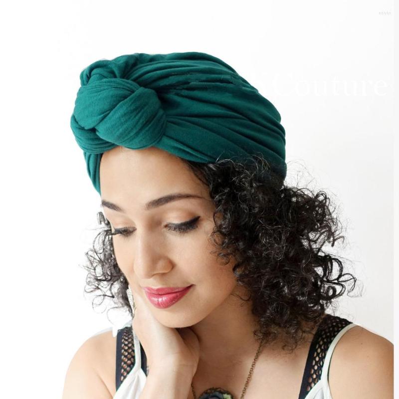 

Ethnic Clothing Muslim Women Stretchy Cotton Turbante Bonnet Twist Knot Turban Cap Islamic Hat Ladies Hair Accessories Chemo Beanie