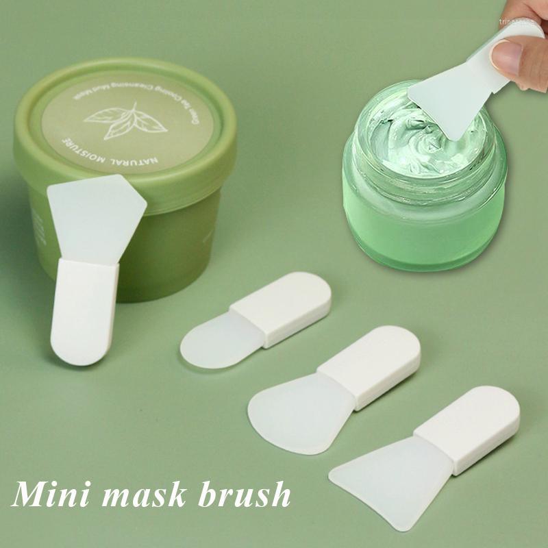 

Makeup Brushes 1 Pcs Mini Silicone Face Mask Brush Skin Care Portable DIY Cream Mud Mixing Reusable Cosmetic Tools