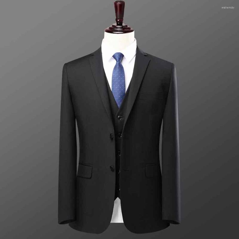 

Men's Suits Designer Casual Fashion Plain Smart Elegant Blazer Jacket Party Business Trendy Suit Coat Men's Clothes, Black one button