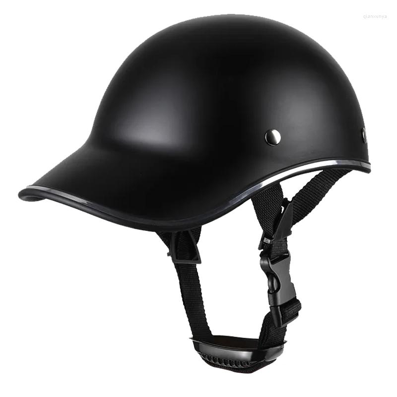 

Motorcycle Helmets Accessories For Helmet Adult Electric Bicycle Bike Men Classic Scooter Mountain Light Universal Women Moto, Matte black