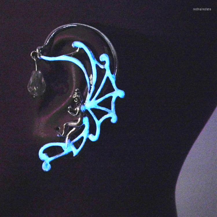 

Backs Earrings Luminous Punk Ear Hanging Style Glow In The Dark YM006