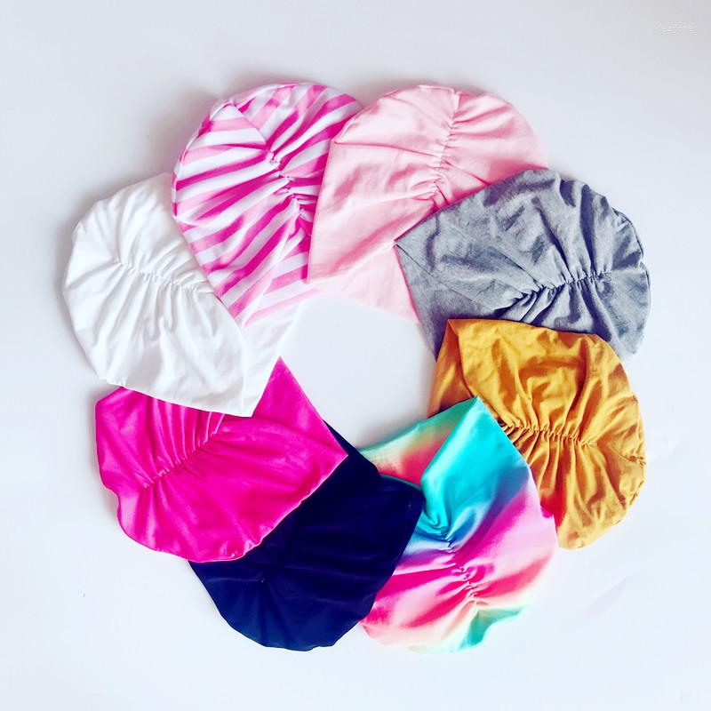 

Hats Baby Hat Born Elastic Cotton Beanie Cap Multicolor Turban 1 PC, White