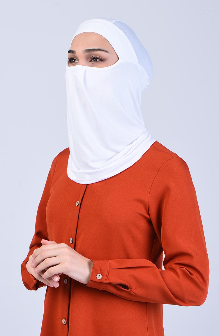 

Ethnic Clothing Minahill Sefamerve Veil Bathing Cap 8802-06 White