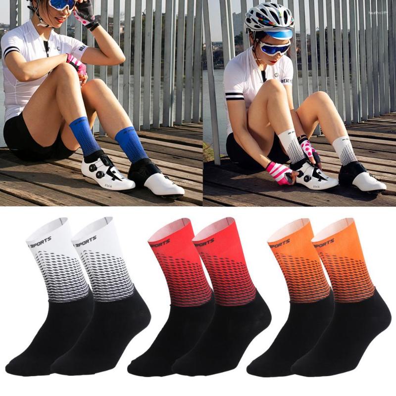 

Men's Socks 1Pairs Fashion For Men Women Unisex Breathable Sport Bike Dyeing Color Stretch Elastic Middle Tube Socks#p3, Gray