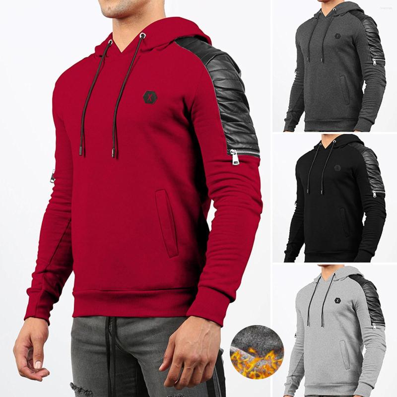 

Men's Hoodies Spring And Autumn Hip Hop Hoodie Male Fashionable Hooded Sweatshirt Rocker Fleece Warm Sportswear Sweatshirts Pullover