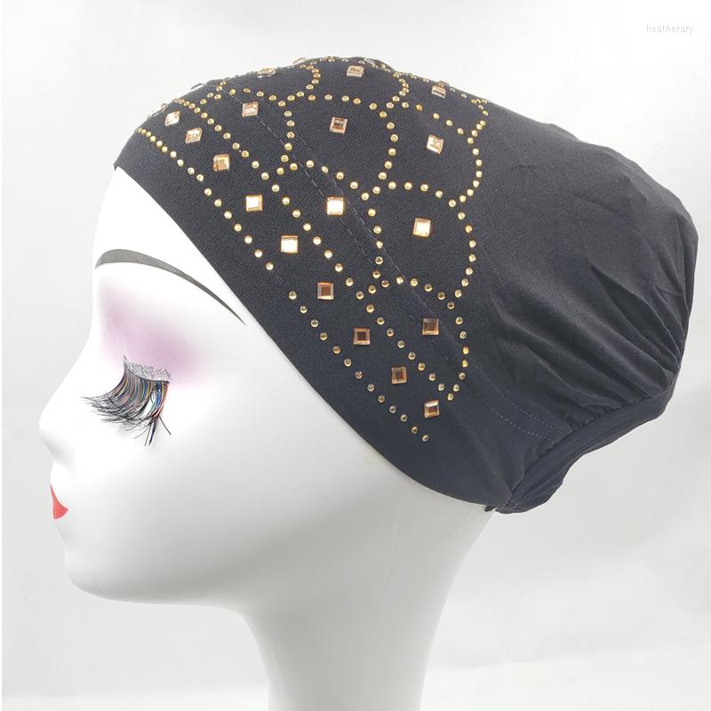 

Ethnic Clothing 2022 Muslim Modal Diamonds Turban Cap Cotton Inner Hijab Caps Islamic Underscarf Bonnet Female Headscarf Turbante Mujer