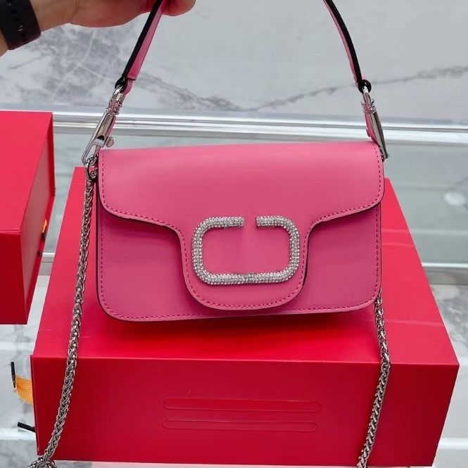 

Women's Luxury Designer Handbags Shoulder Bags Tote New Top Quality Leather Fashion Crossbody Bag Multi-function Handbag Gift Box Packaging Factory Direct Sales, Red