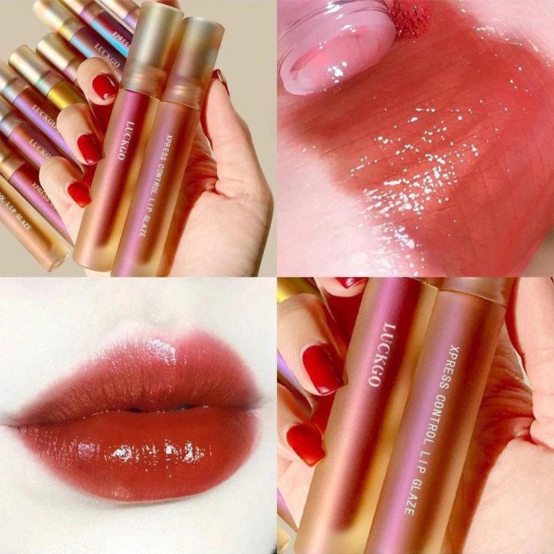 

Lip Gloss Shell Color Glaze Glitter Mirror Water Sexy Red Transparent Oil Lasting Liquid Lipstick Professional Cosmetics, 01