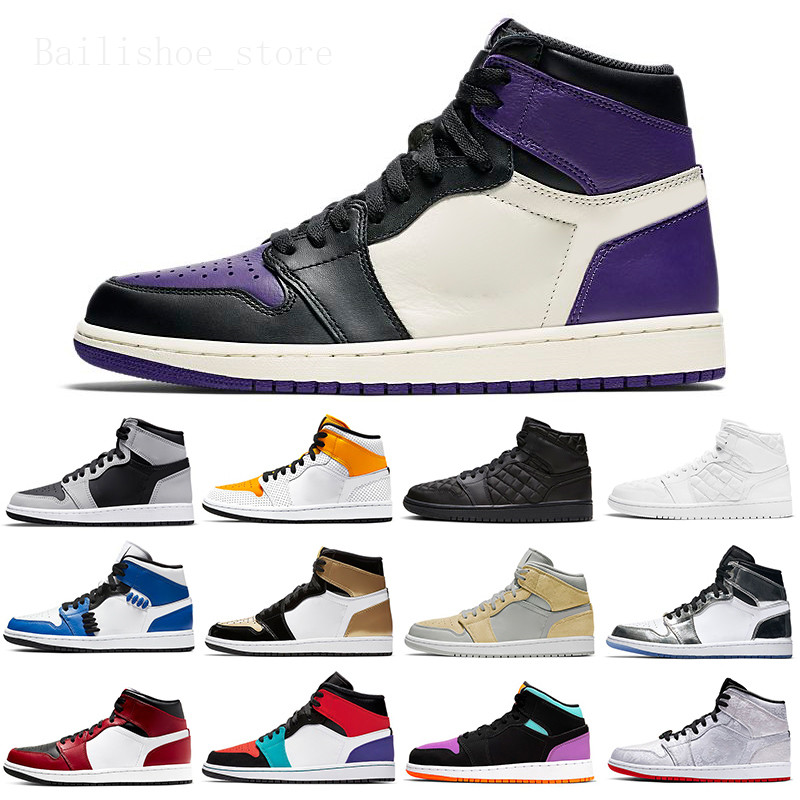 

Jumpman 1 1s Mens Basketball Shoes Custom Oreo University Blue Sail Black Cat Guava Ice Unc Obsidian Twist Dark Mocha Hyper Royal Court Purple Women Sneakers I1, #17