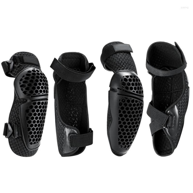 

Motorcycle Armor Knee Pads Elbow 4Pcs - 2 In 1 Protective /Knee Guard Gear Set For Riding Skating Cycling