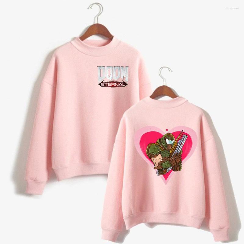 

Men's Hoodies Harajuku Doom Eternal Men Sweatshirt Funny Cartoon Korean Style Graphic Fashion Hoody Female, De wy12 814