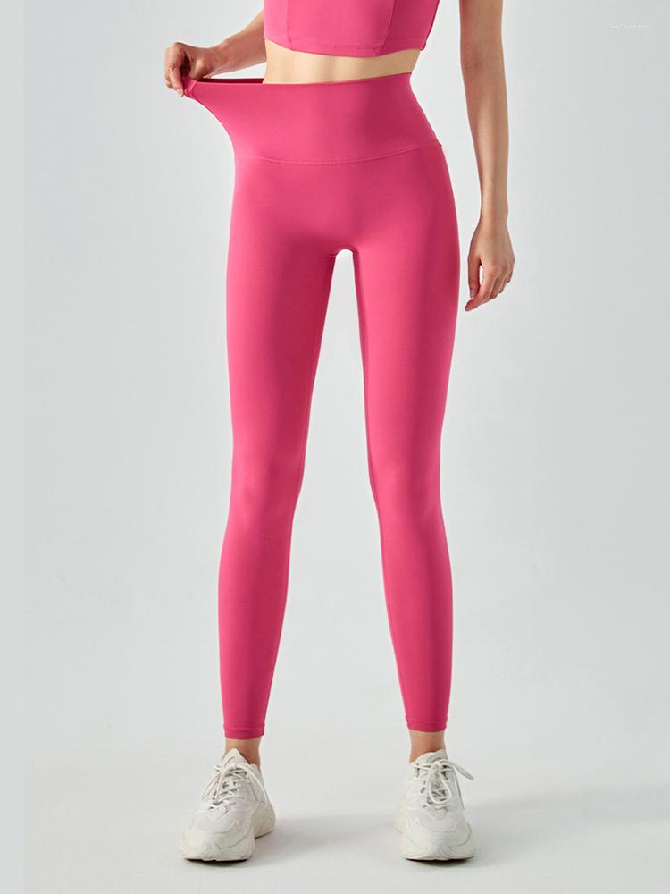 

Active Pants 45KG-70KG Tight Without Size Nylon High Stretch Yoga Women Workout Waisted Gym Leggings Sport Fitness, Navy blue