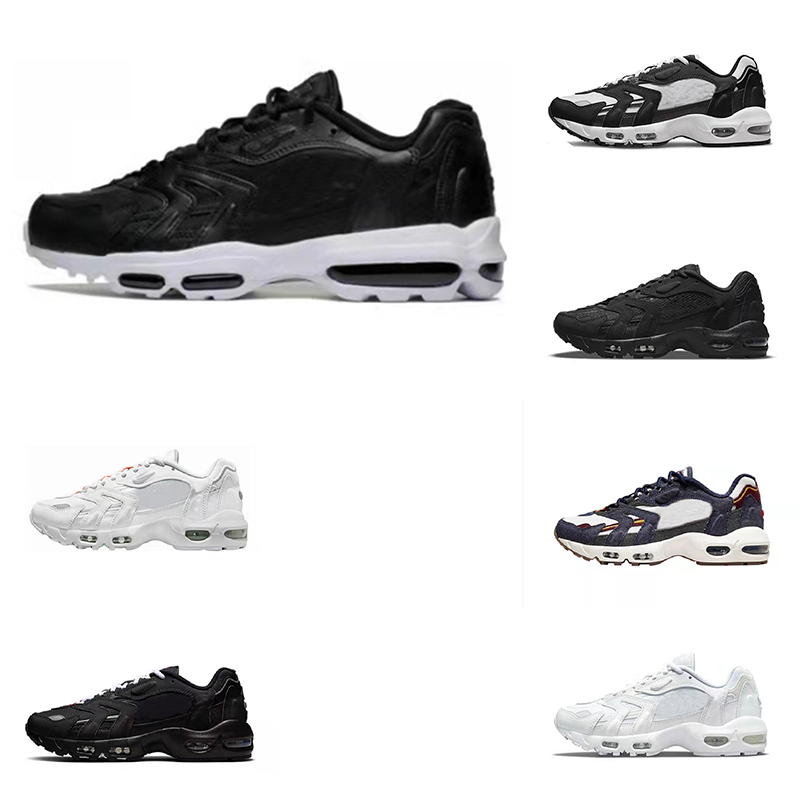 

Maxs 96 Running Shoes Designer Men Women 96s Cushion Sneakers With Socks Triple Black White Midnight Navy Magic Ember Blackened Blue Off Luxury Trainers Size 36-45, 16